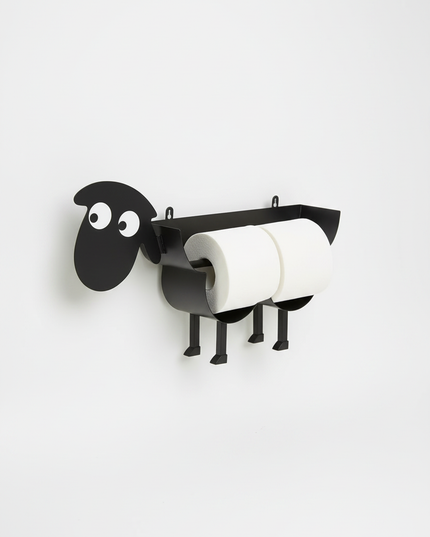 Halter zur Aufbewahrung von Toilettenpapier - ohne Bohren - Ansicht 5
