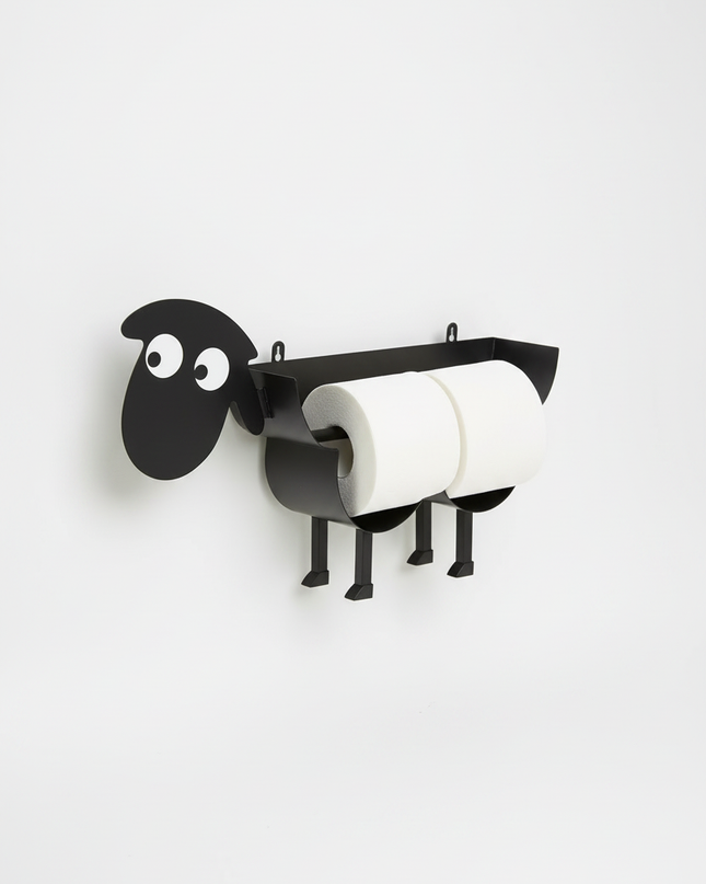 Halter zur Aufbewahrung von Toilettenpapier - ohne Bohren - Ansicht 5