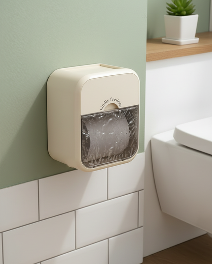 Toilettenpapierhalter in Beige - sanfte Farbe für Ihr Bad - Ansicht 2