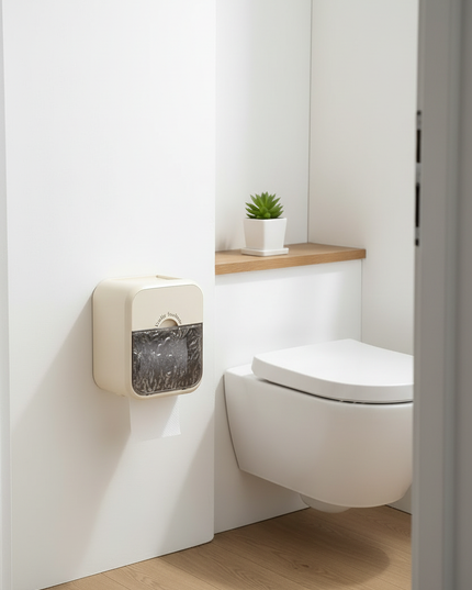 Toilettenpapierhalter in Beige - sanfte Farbe für Ihr Bad - Ansicht 3