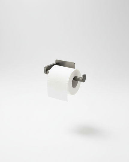 Matter anthrazitfarbener Toilettenpapierhalter aus Edelstahl - Ansicht 5