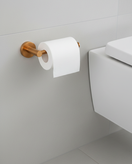 Eleganter Toilettenpapierhalter aus Edelstahl - Ansicht 1
