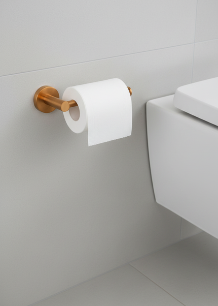 Eleganter Toilettenpapierhalter aus Edelstahl - Ansicht 1