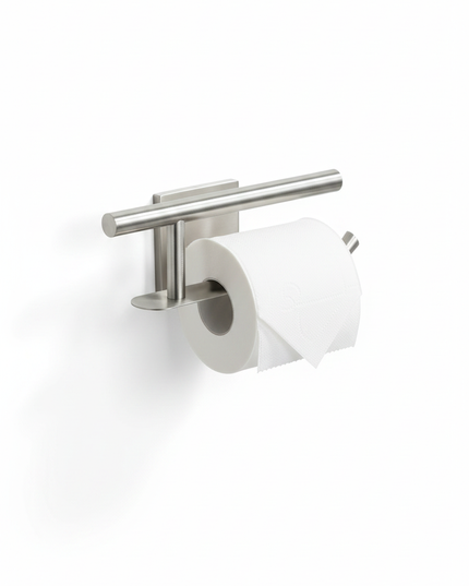 Matt gebürsteter Toilettenpapierhalter aus Edelstahl - Ansicht 5