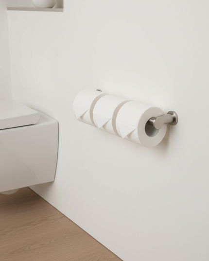 Moderner Toilettenpapierhalter aus Edelstahl - für Ihr Bad - Ansicht 1