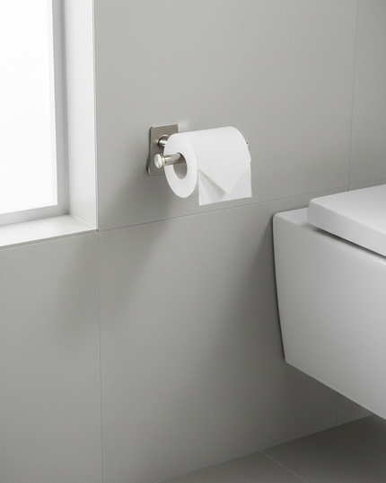 Toilettenpapierhalter aus Edelstahl ohne Bohren - Ansicht 1