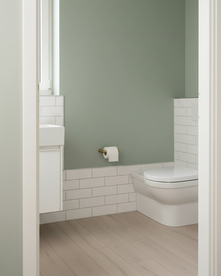 Moderner Toilettenpapierhalter in Gold - rostfrei und edel - Ansicht 3