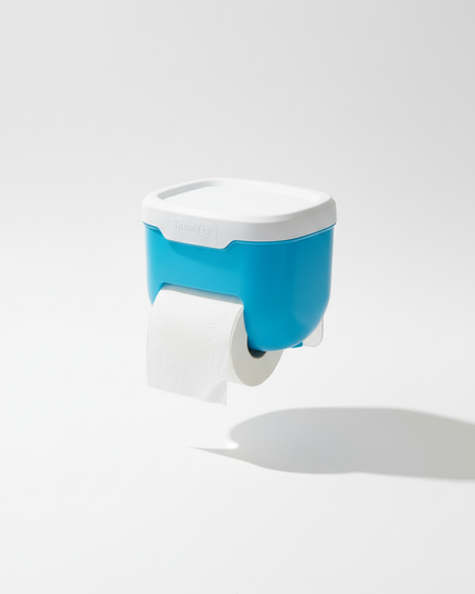 Toilettenpapierhalter mit Deckel aus Kunststoff - Ansicht 5