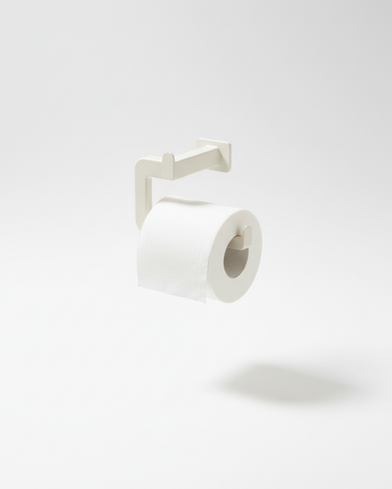 Weißer Toilettenpapierhalter mit Saugnapf - hält zuverlässig - Ansicht 5