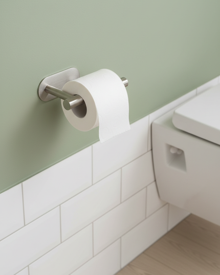 Selbstklebender Toilettenpapierhalter aus Edelstahl - Ansicht 2