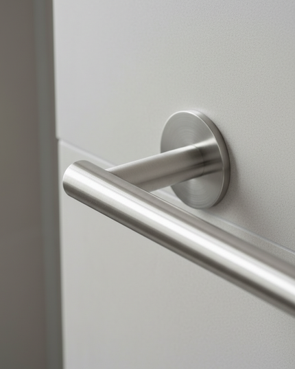 Toilettenpapierhalter aus Edelstahl in Silber - für Ihr Bad - Ansicht 4