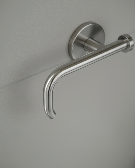 Glänzender Toilettenpapierhalter in Silber - für Ihr Bad - Ansicht 4