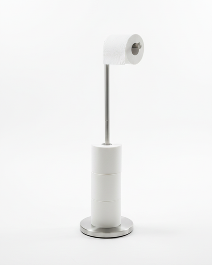 Moderner stehender Toilettenpapierhalter - sicherer Stand - Ansicht 5