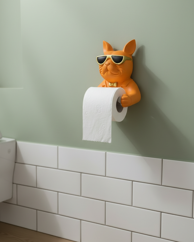 Lustiger Toilettenpapierhalter für Wand - Humor fürs Bad - Ansicht 2