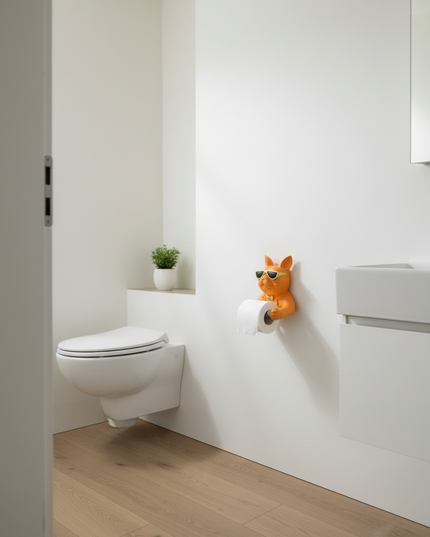 Lustiger Toilettenpapierhalter für Wand - Humor fürs Bad - Ansicht 3
