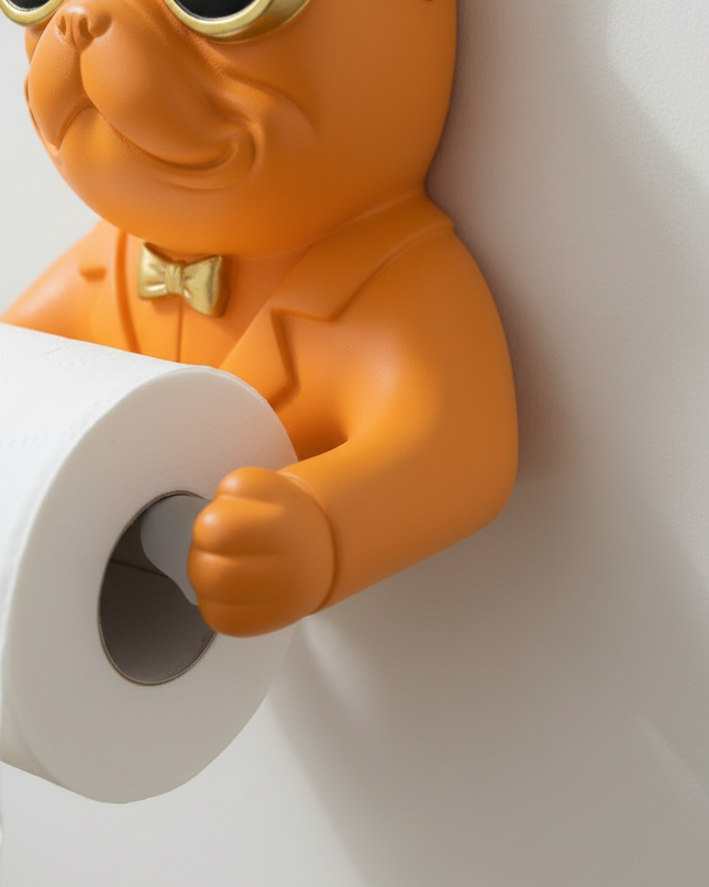 Lustiger Toilettenpapierhalter für Wand - Humor fürs Bad - Ansicht 4