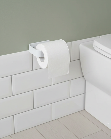 Moderner Toilettenpapierhalter für die Wand - ideal fürs Bad - Ansicht 1