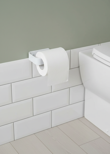 Moderner Toilettenpapierhalter für die Wand - ideal fürs Bad - Ansicht 1
