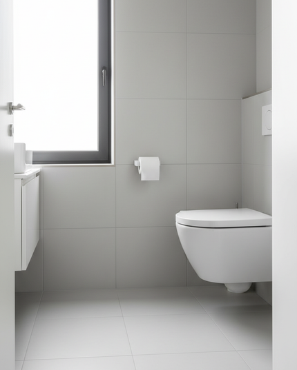 Toilettenpapierhalter für Wand in Weiß - passt in jedes Bad - Ansicht 3